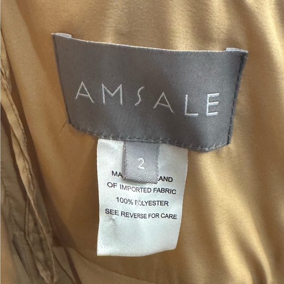 Amsale Fluid Satin Corset Gown - Picture 5 of 6